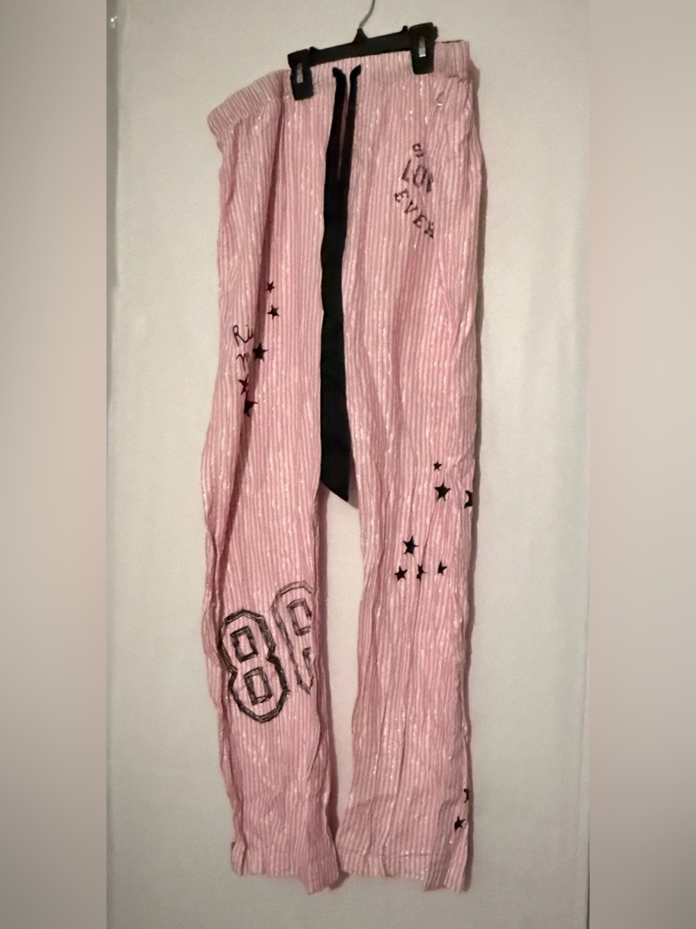 Vintage Y2K Victoria's Secret PINK Pinstripe Pajama Pants women’s size medium